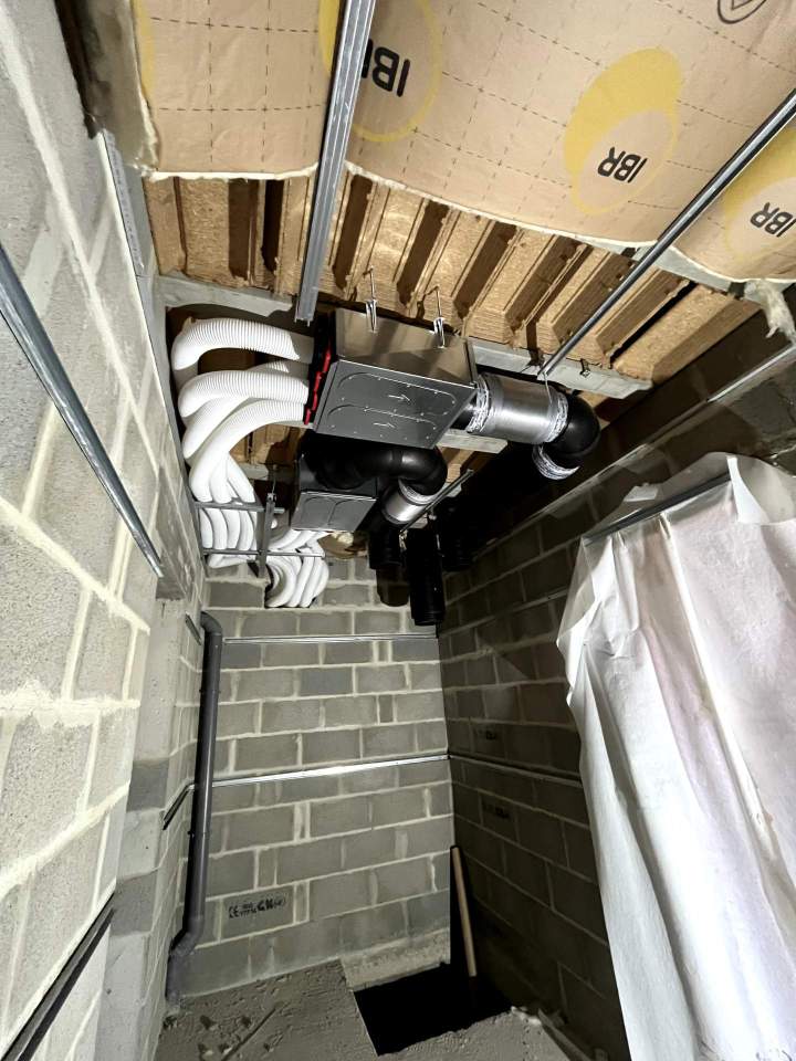 Pose de VMC double flux