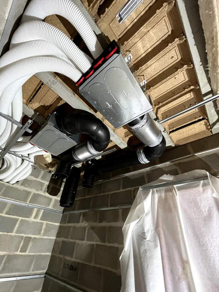 Installation de VMC double flux