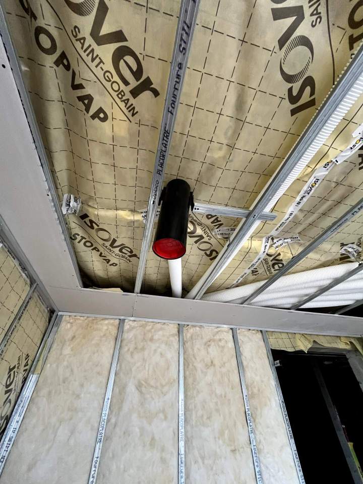 Pose de VMC double flux