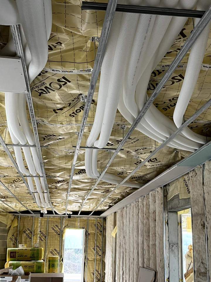 Installation de VMC double flux