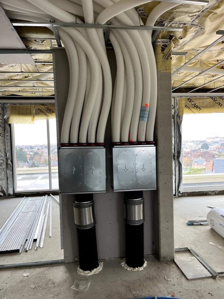 Pose de VMC double flux