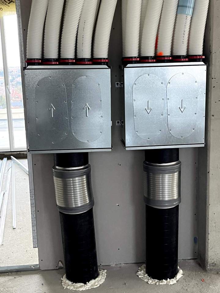 Installation de VMC double flux