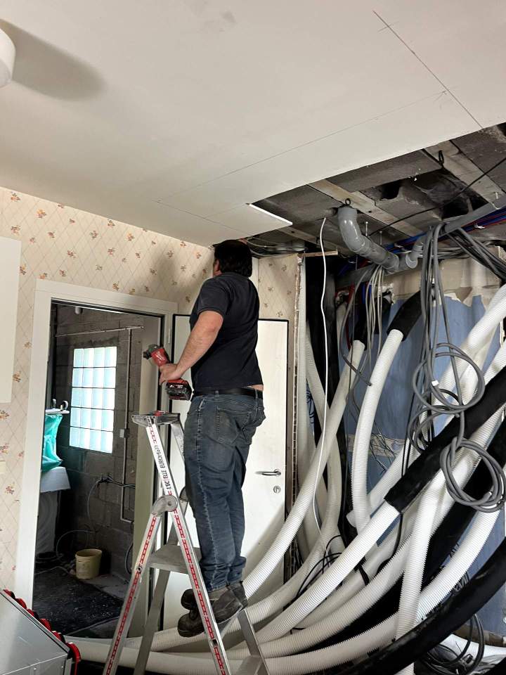 Pose de VMC double flux