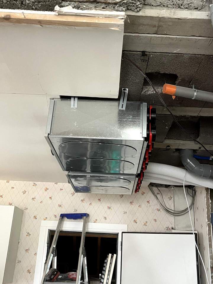 Installation de VMC double flux