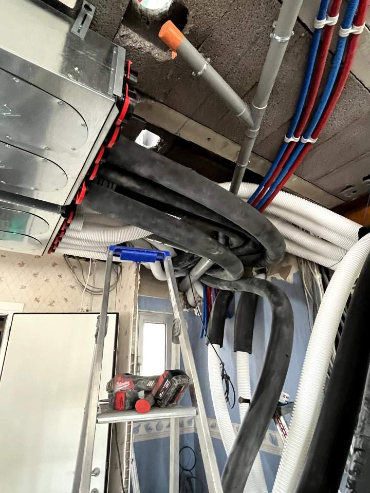 Installation de VMC double flux