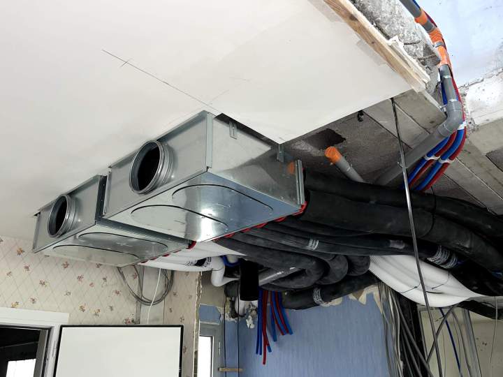 Pose de VMC double flux