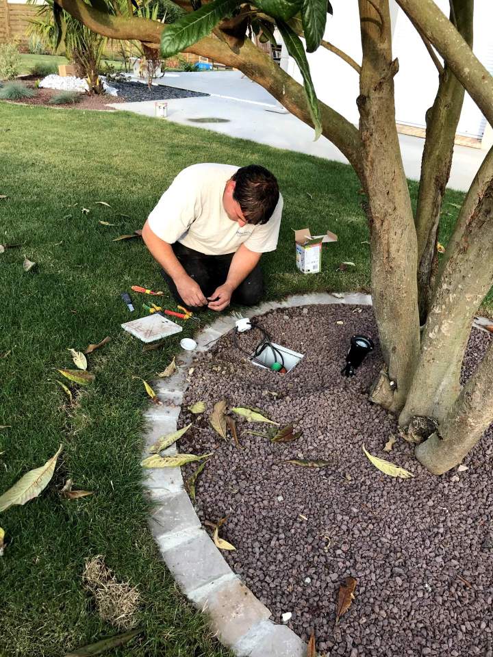 Pose d'éclairage extérieur Normandie