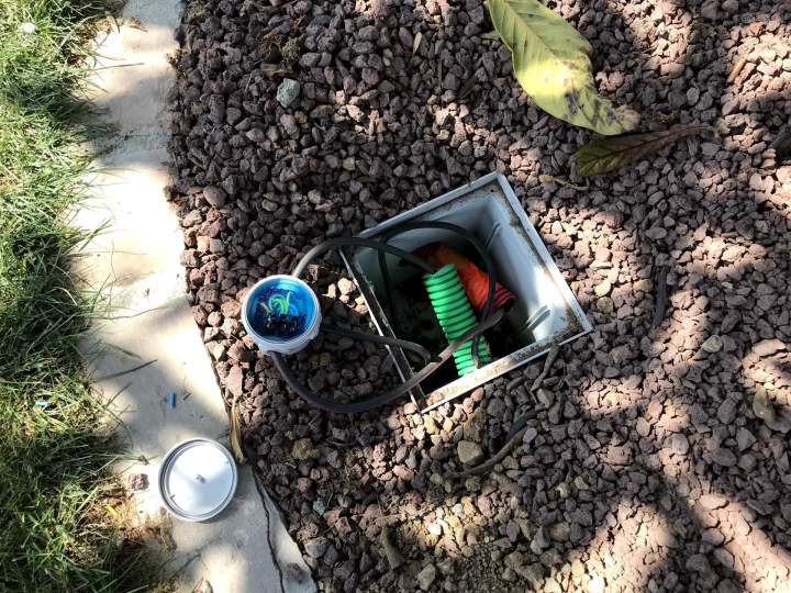 Installation d'éclairage extérieur Normandie