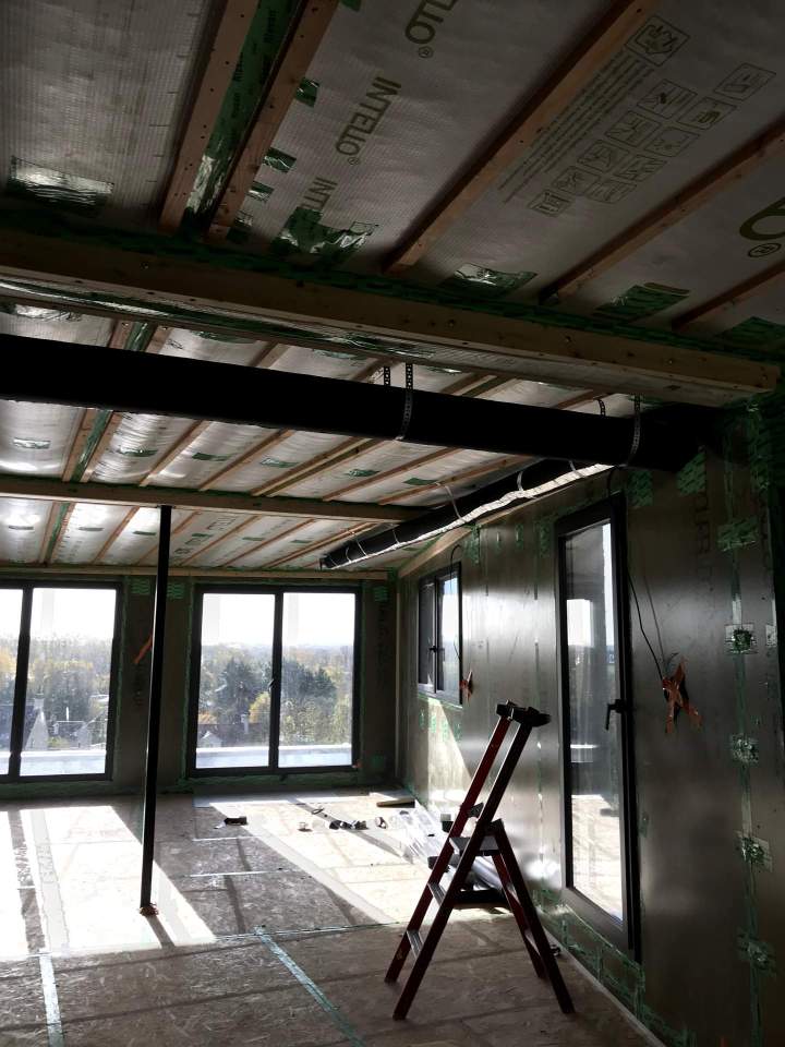 Pose de systèmes de ventilation tertiaire Normandie