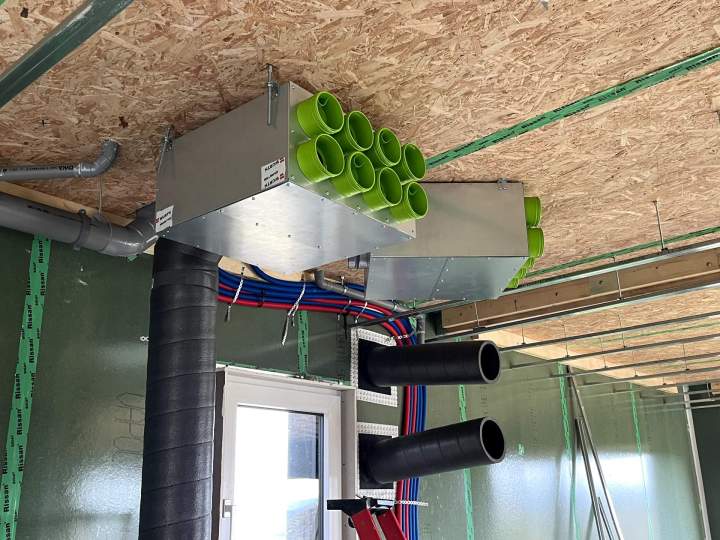 Pose de VMC double flux