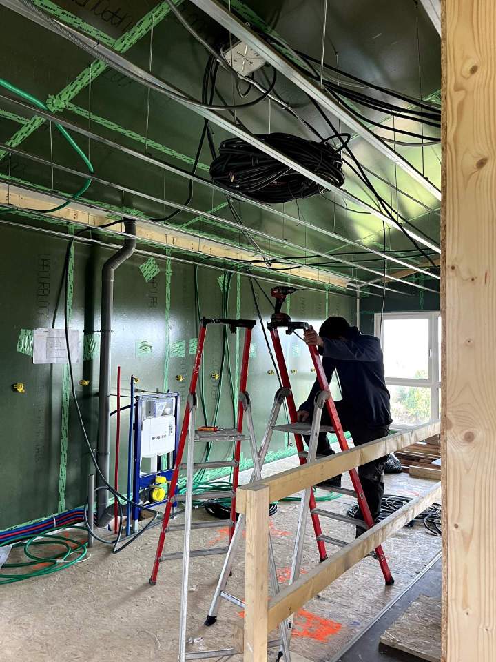 Pose de VMC double flux