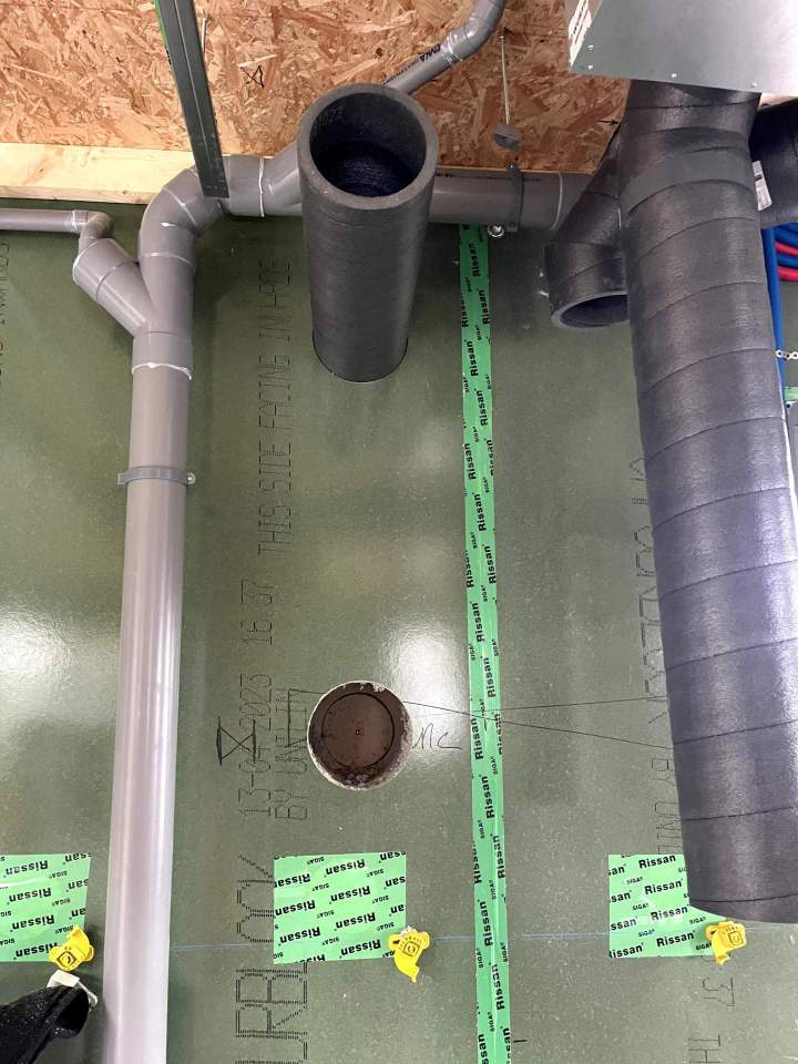 Pose de VMC double flux