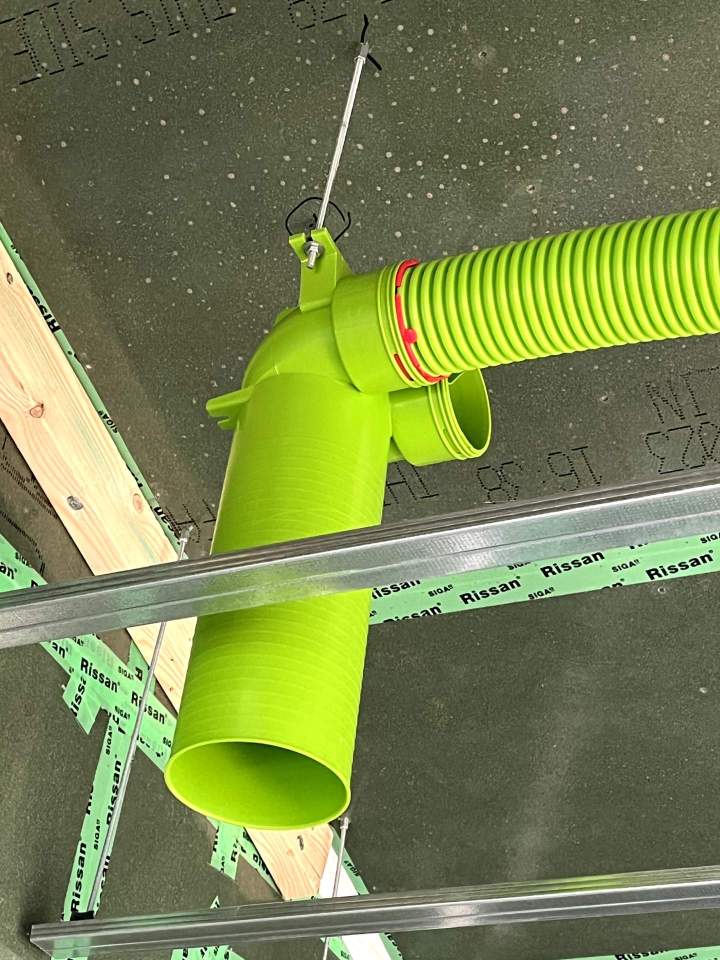 Pose de VMC double flux