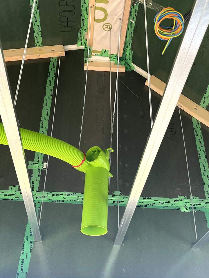 Pose de VMC double flux