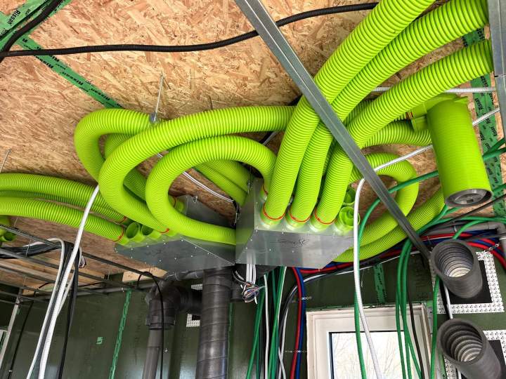 Pose de VMC double flux