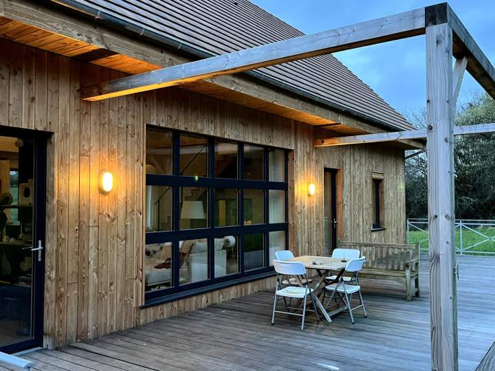 Installation d'éclairage extérieur Normandie