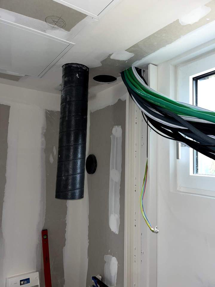 Installation de VMC double flux