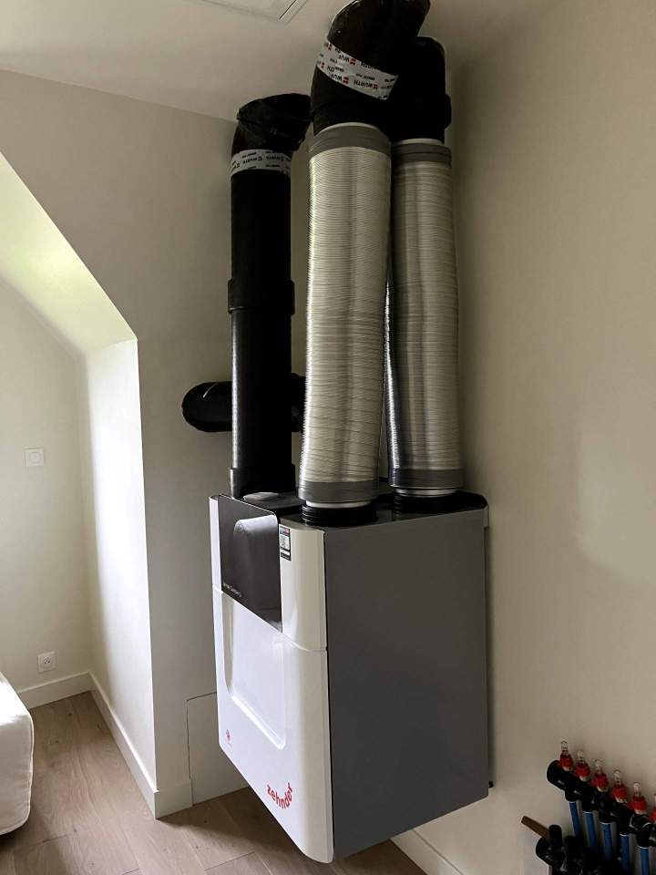 Installation de VMC double flux