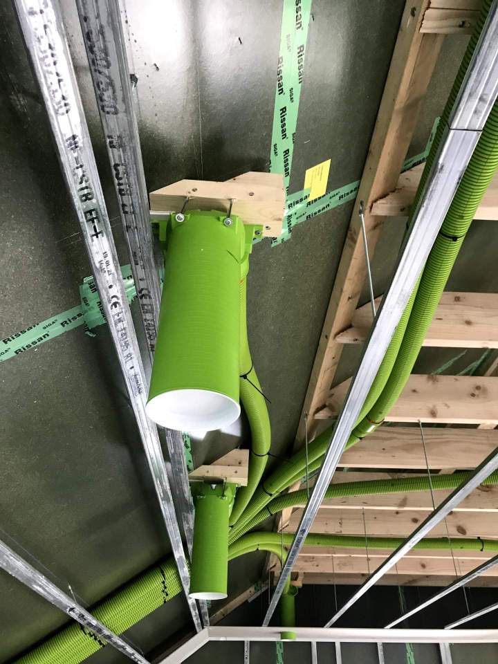 Pose de VMC double flux