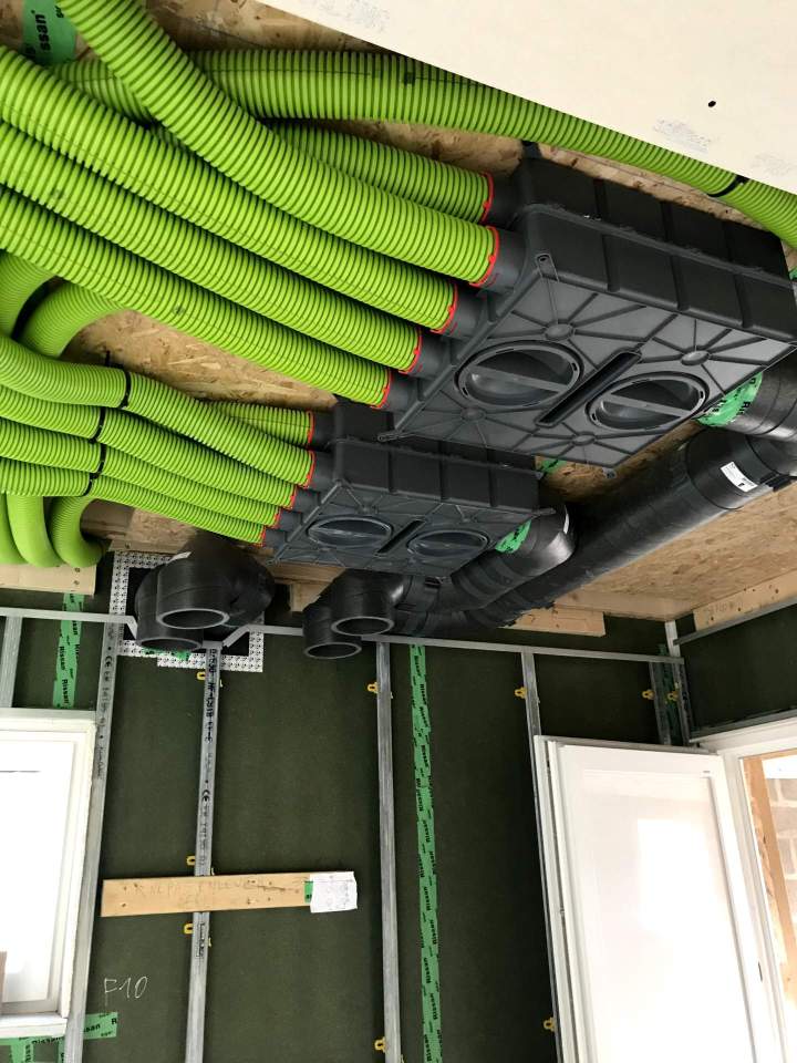 Installation de VMC double flux