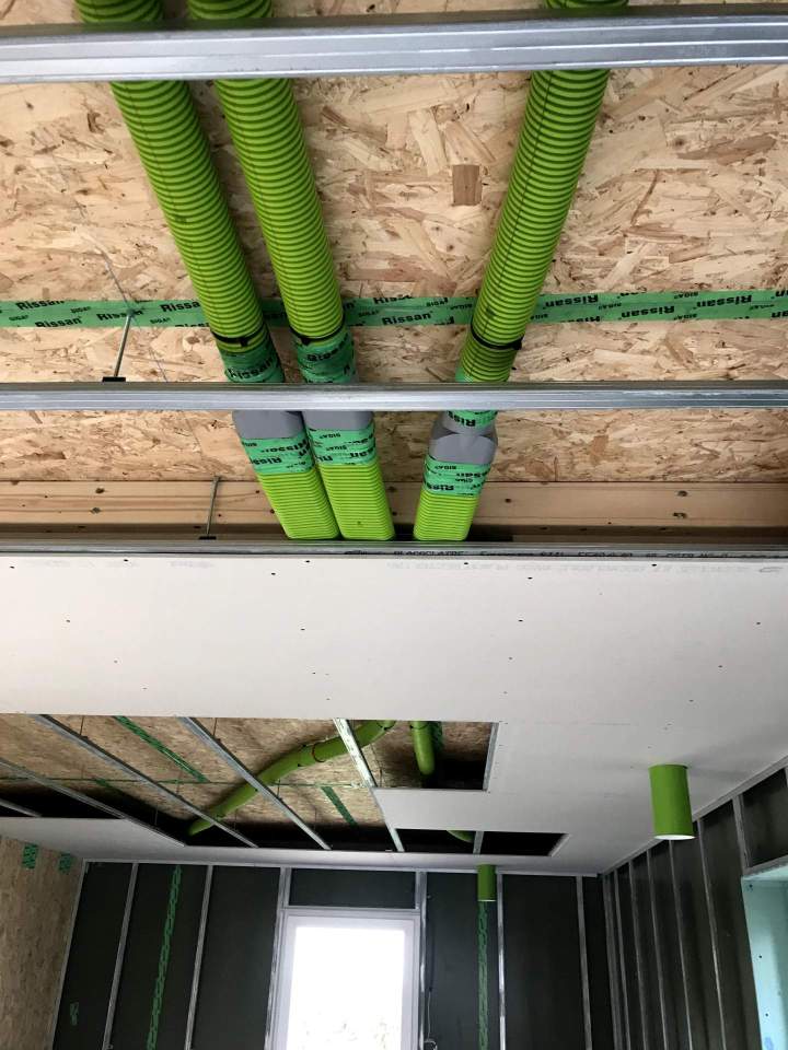 Pose de VMC double flux