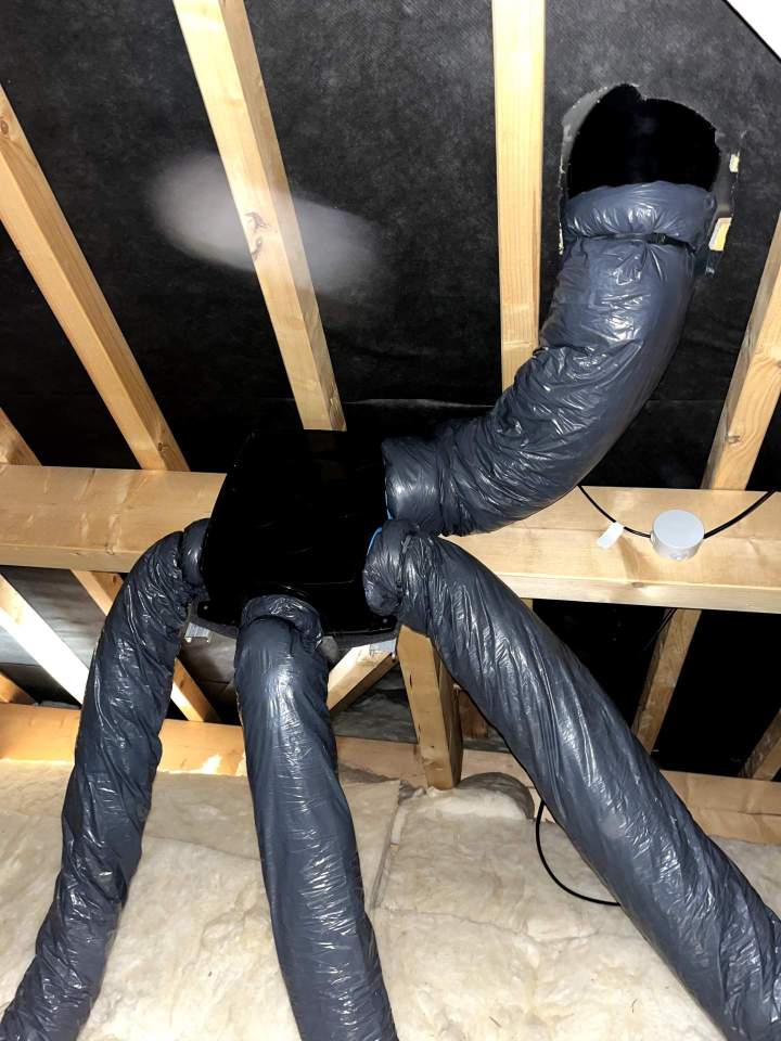 Pose de VMC double flux