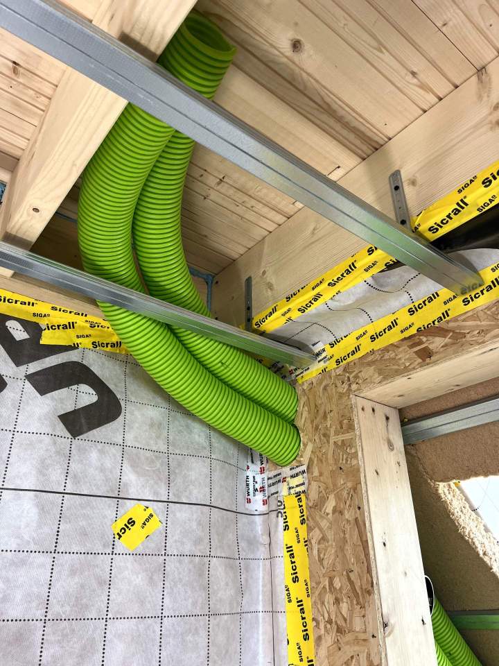 Pose de VMC double flux