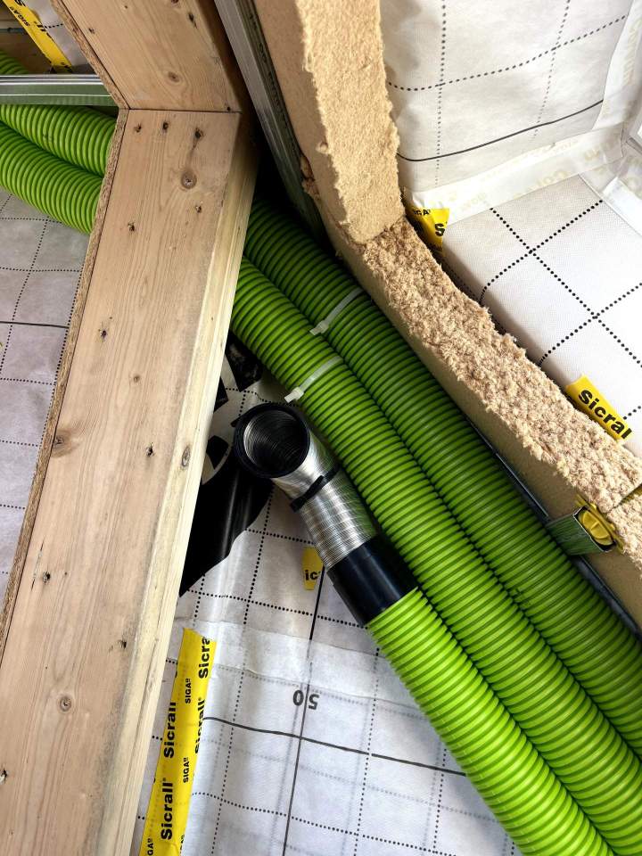 Installation de VMC double flux