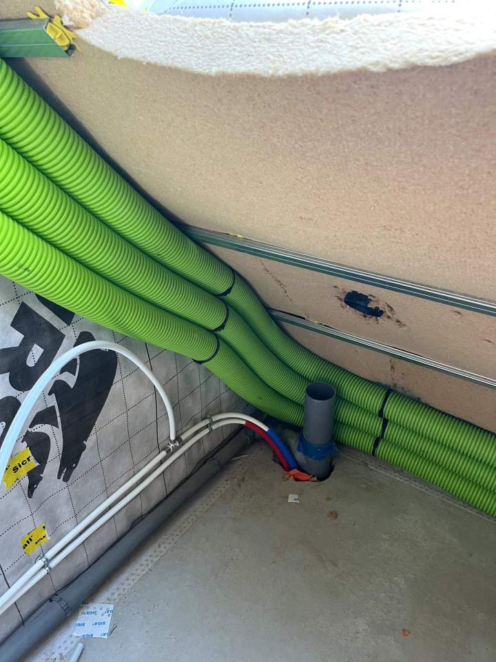 Pose de VMC double flux