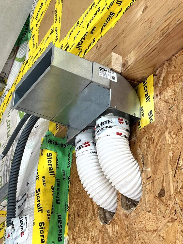 Pose de VMC double flux