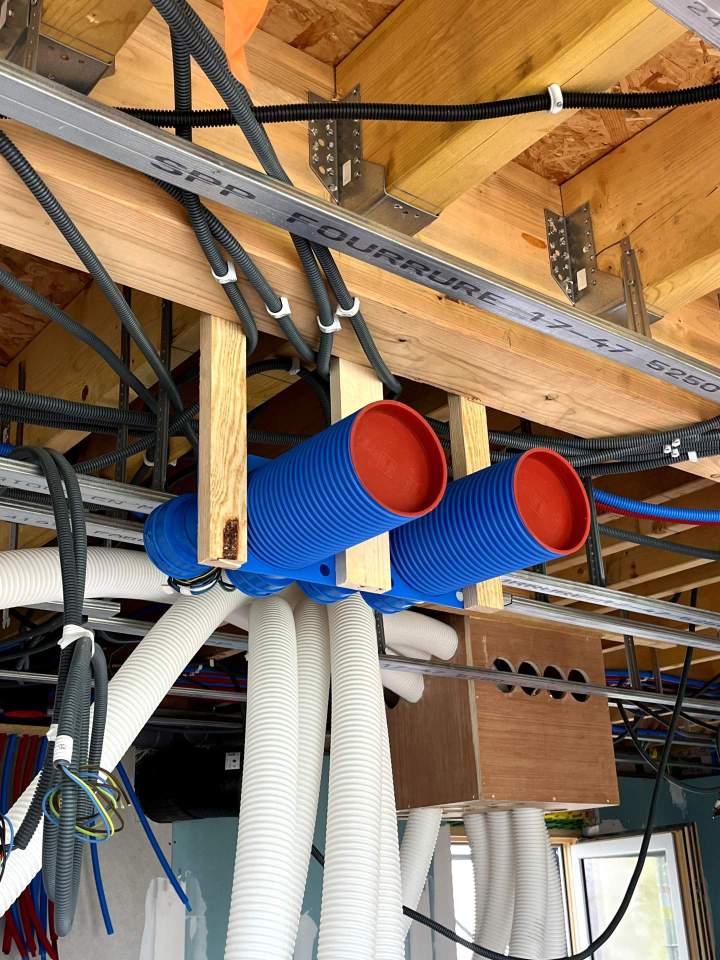 Installation de VMC double flux