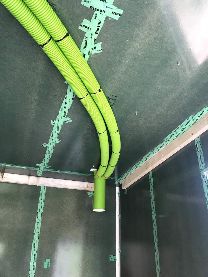 Pose de VMC double flux