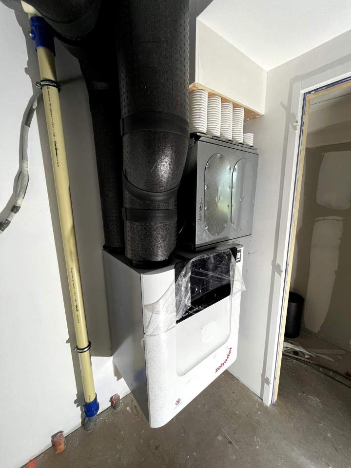 Installation de VMC double flux