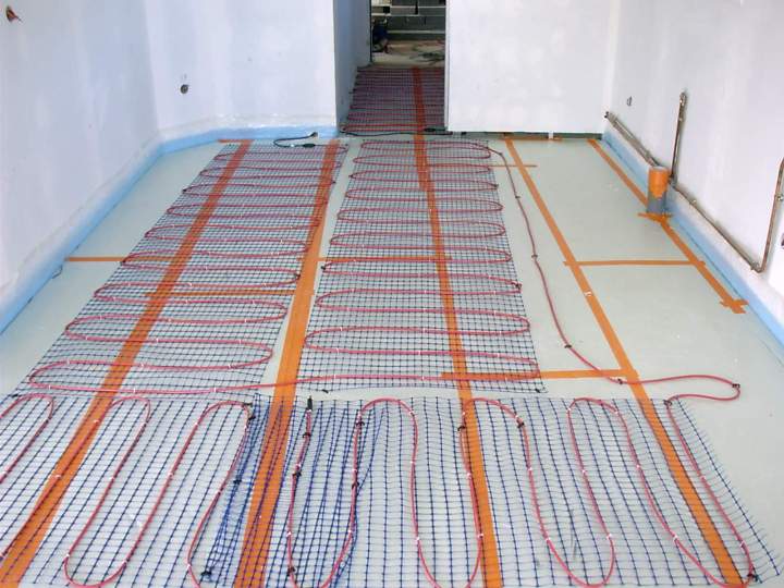 Pose de plancher chauffant Normandie