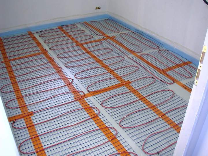 Pose de plancher chauffant Normandie