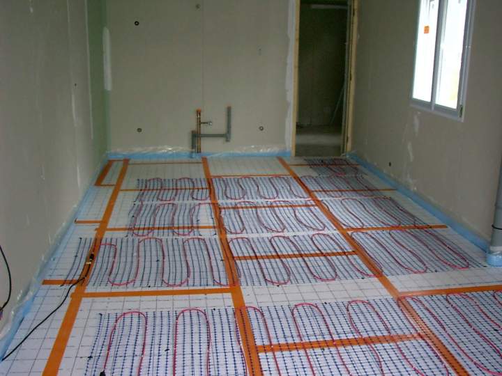 Installation de plancher chauffant Normandie