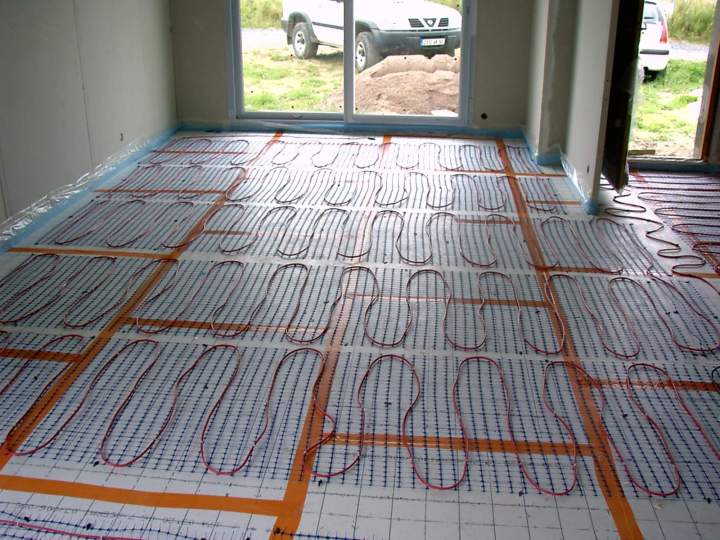 Pose de plancher chauffant Normandie