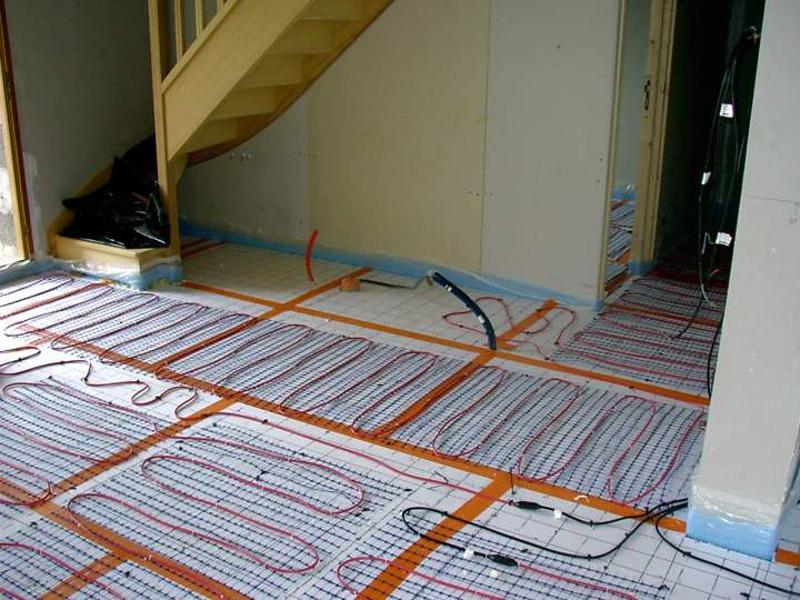 Pose de plancher chauffant Normandie