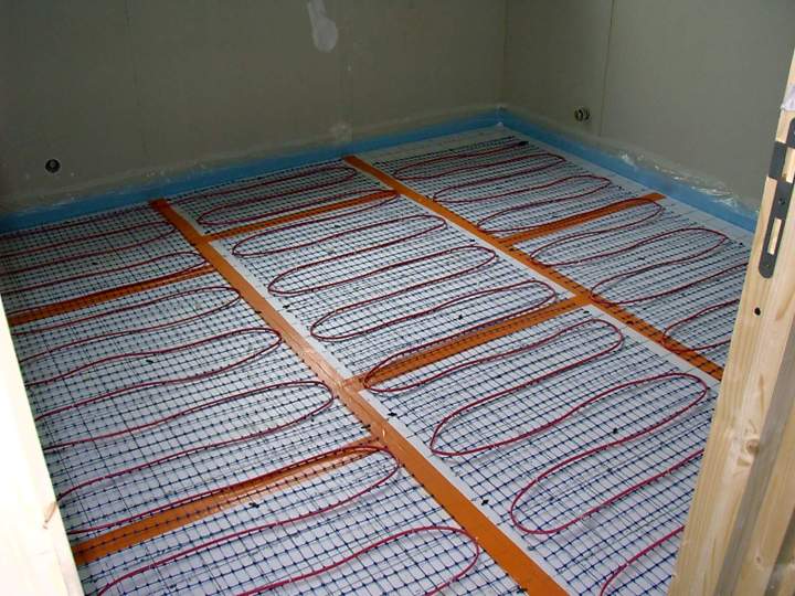 Installation de plancher chauffant Normandie