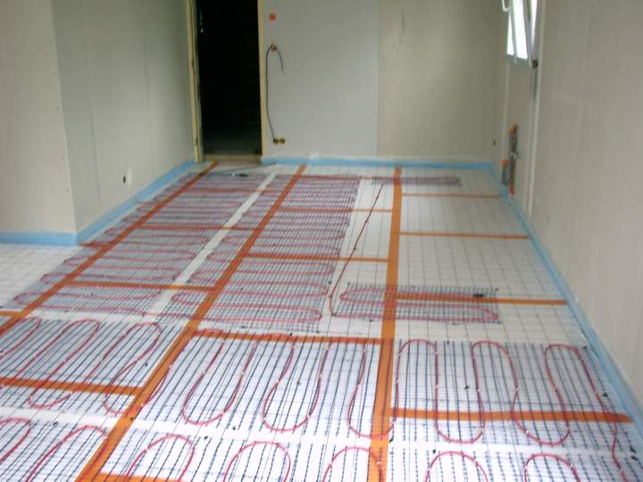 Installation de plancher chauffant Normandie