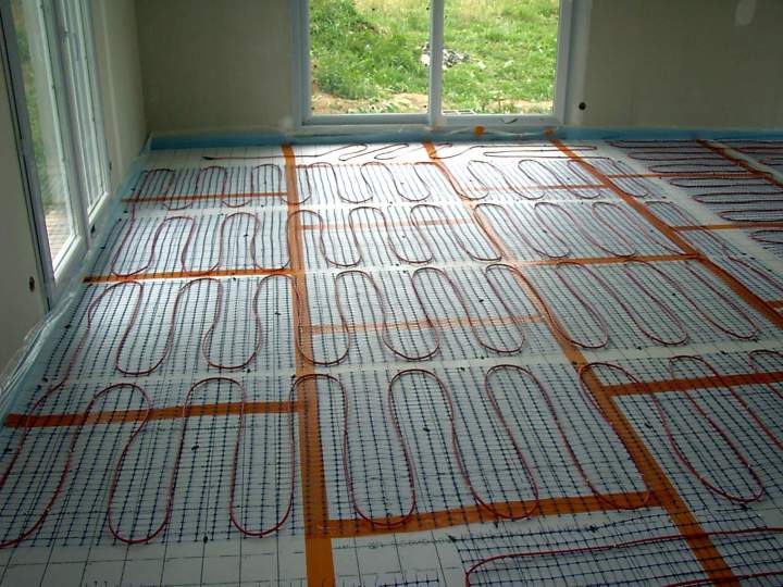 Pose de plancher chauffant Normandie