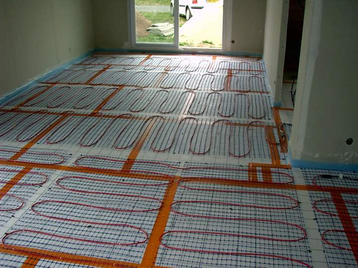Installation de plancher chauffant Normandie