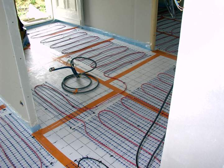Pose de plancher chauffant Normandie
