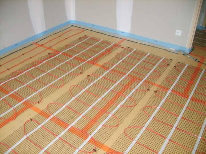 Installation de plancher chauffant Normandie