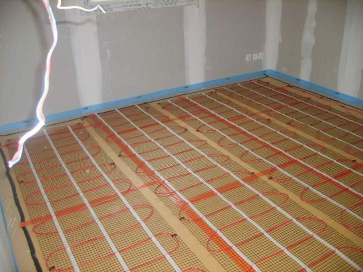 Installation de plancher chauffant Normandie