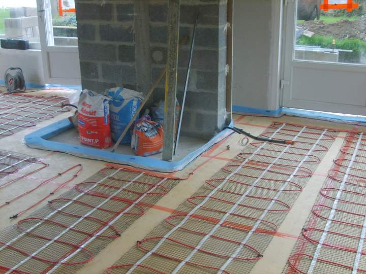 Installation de plancher chauffant Normandie