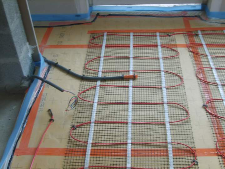 Pose de plancher chauffant Normandie
